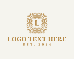 Victorian - Golden Decorative Luxury logo design