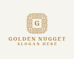 Golden Decorative Luxury logo design