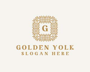 Golden Decorative Luxury logo design