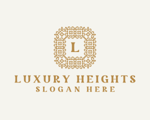 Golden Decorative Luxury logo design