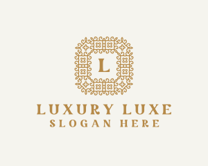 Golden Decorative Luxury logo design