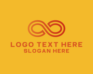 Fintech - Modern Infinity Loop logo design
