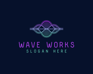 Wave Tech Laboratory logo design