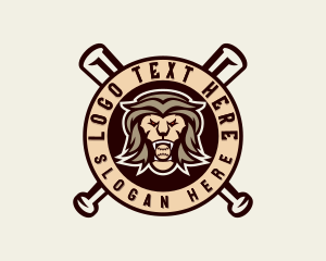 Baseball Club - Lion Baseball League logo design