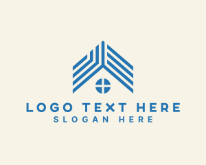 Lease - Roof Realty Contractor logo design