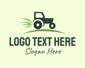 Plowing - Farm Tractor Agriculture logo design