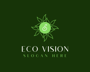 Natural Organic Leaves logo design