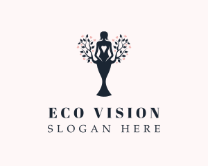 Heart Woman Ecology logo design