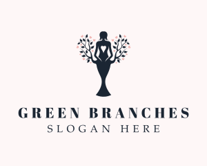 Branches - Heart Woman Ecology logo design