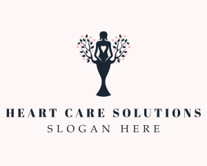 Heart Woman Ecology logo design