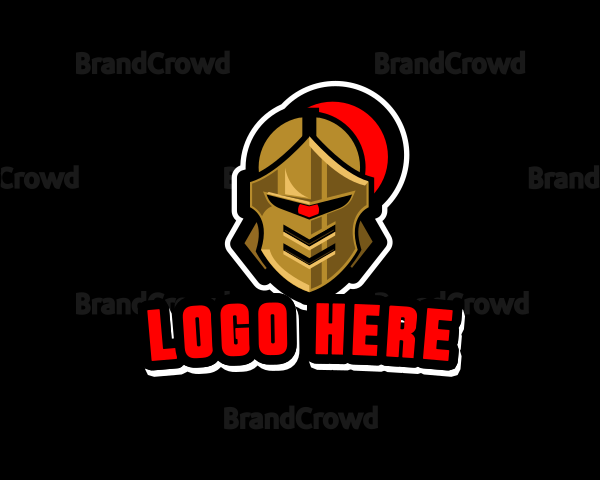 Gaming Medieval Helmet Logo