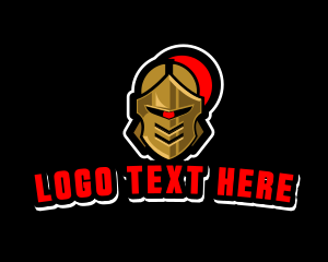 Character - Gaming Medieval Helmet logo design