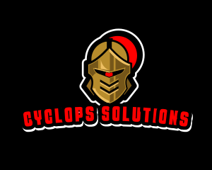 Cyclops - Gaming Medieval Helmet logo design