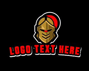 Gaming Medieval Helmet Logo