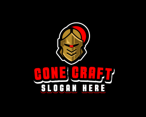 Gaming Medieval Helmet logo design