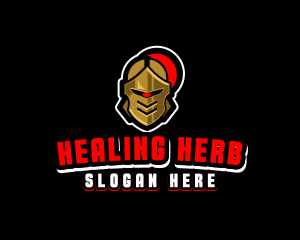 Gaming Medieval Helmet logo design