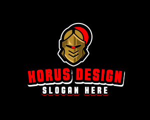 Gaming Medieval Helmet logo design