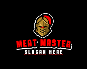 Gaming Medieval Helmet logo design