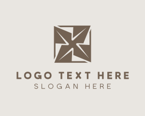Floorboard - Tile Pattern Floor logo design