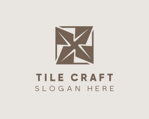 Tile Pattern Floor logo design