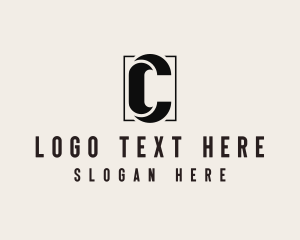 Vlogging - Media Photography Vlog Letter C logo design