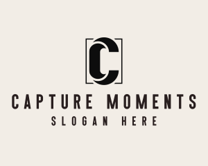 Photography - Media Photography Vlog Letter C logo design
