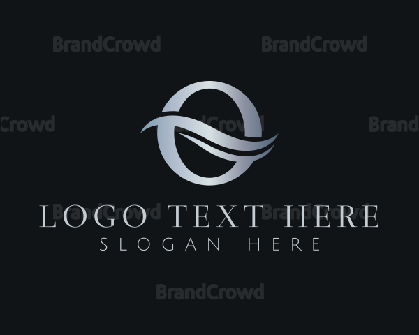 Elegant Wave Letter O Logo