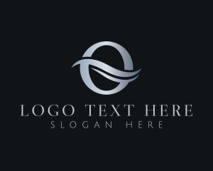 Elegant Wave Letter O Logo