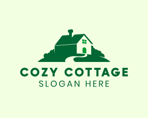 Cottage - Green Hill Farmhouse logo design