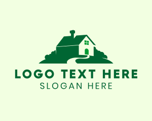Lodge - Green Hill Farmhouse logo design