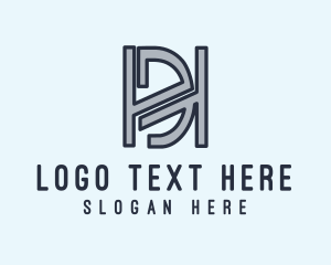 Letter An - Modern Construction Builder logo design