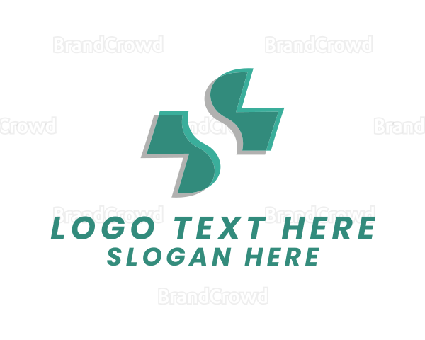 Medical Cross Letter S Logo