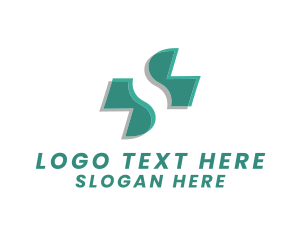 Hospital - Medical Cross Letter S logo design