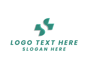 Enterprise - Medical Cross Letter S logo design