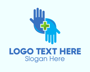 Med - Hand Sanitary Care logo design