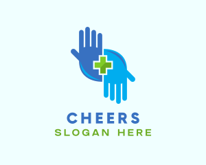 Wash - Hand Sanitary Care logo design