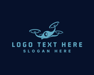 Vlog - Outdoor Filming Drone logo design