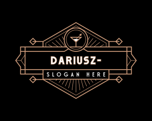 Art Deco Bar Event Logo