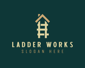 Home Ladder Roof logo design