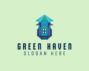 Village - House Village Property logo design