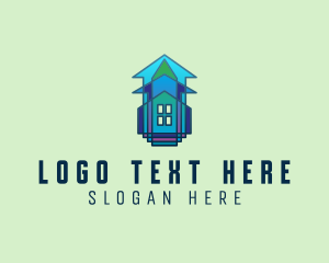 Builder - House Village Property logo design