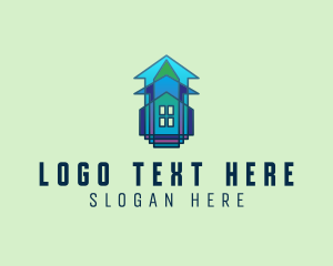 Village - House Village Property logo design