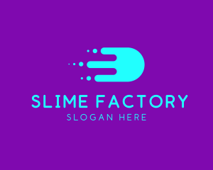 Fast Slime Delivery logo design