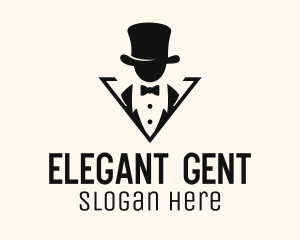 Top Hat Gentleman Tailoring logo design