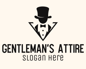 Top Hat Gentleman Tailoring logo design