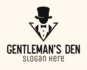 Top Hat Gentleman Tailoring logo design