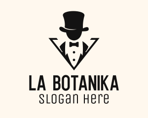 Man - Top Hat Gentleman Tailoring logo design