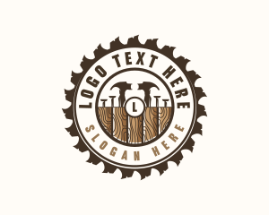 Remodeling - Sawmill Carpentry Woodwork logo design