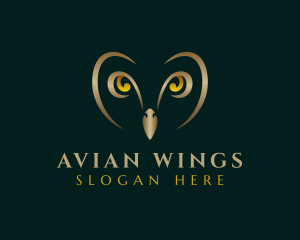 Avian Owl Bird logo design