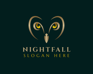 Nocturnal - Avian Owl Bird logo design